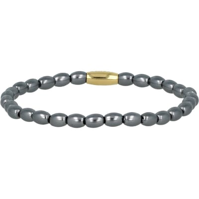 My Bendel - Goudkleurige Armband met Zwarte Parels - Mysterieus Design - met Luxe Cadeauverpakking | Sieraden Voor Dames