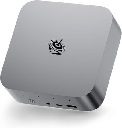 Beelink SER9 Mini-PC,AMD Ryzen 7 H255 (8Kernen/16Threads, 4,9GHz),32GB LPDDR5X 7500MHz 1TB PCIe4.0 x4 SSD,Mini-Computer met AMD Radeon 780M Drievoudige Weergave/USB4/WiFi6/BT5.2/2,5G/Huis/Gedrukte Kantoor/W11