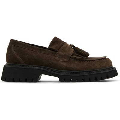 Steve Madden Zev Casual Shoes Brown Suede Größe: 40 | Loafer Outlet | Herren | Braun