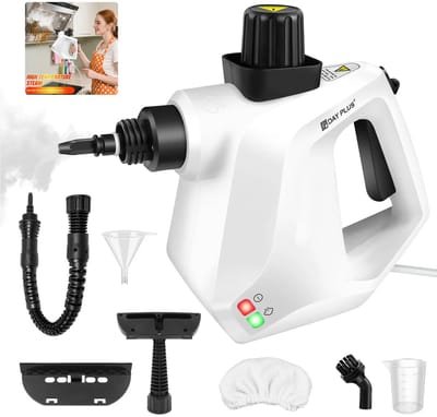 Cellista Handstoomreiniger 1000W - Stoomreiniger Hoge Temperatuur - Draagbare Stoomreiniger - Hogedruk Stoomreiniger - 400ml Watertank - 110°C Sterilisatie