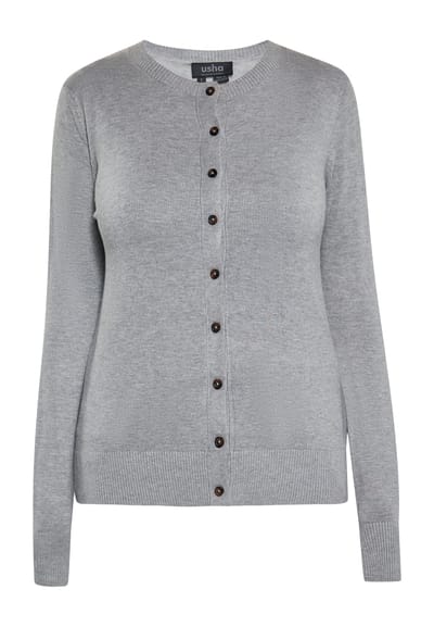 usha Vest Dames grijs melange