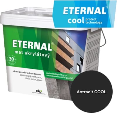 Eternal MAT Acryl 10 kg, Antraciet COOL