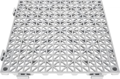 In elkaar grijpende tegels 50 stuks vloertegels drainage vloertegels, vloertegels 30x30cm buiten vierkante vloertegels terras PVC vloertegels badkamer, zwembad, toilet, grijs
