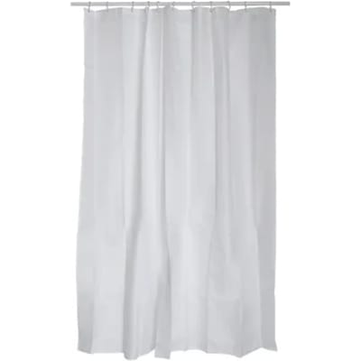 MSV Douchegordijn Wit – Waterdicht Douchegordijn van Polyester – 120 x 200 cm – Lichtgewicht en Sneldrogend