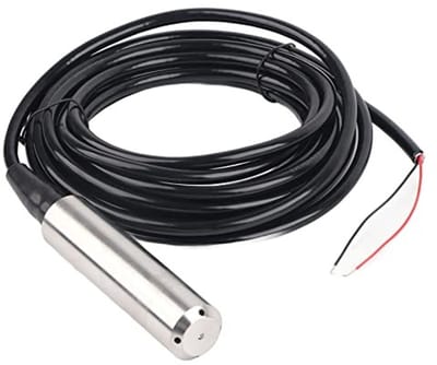 Store_7 - Waterniveausensor - Ultrasone Waterniveausensor - Roestvrij staal - 0-5m Bereik - Diepte sensor - Voor Tankgebruik - DC24V