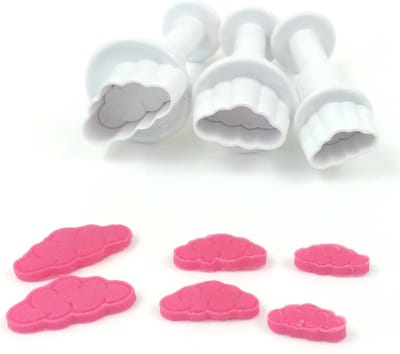 Dekofee Mini Plungers Wolken set/3