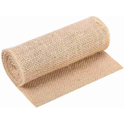 Natuur Hessian Jute Jute Lint Rustieke Tafelloper Knutselen Stoel Huis Bruiloft Feest 15x200cm beige