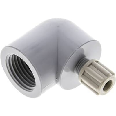 6x4mm & G1/2'' PA L-Vorm Knelfitting Binnendraad 10bar