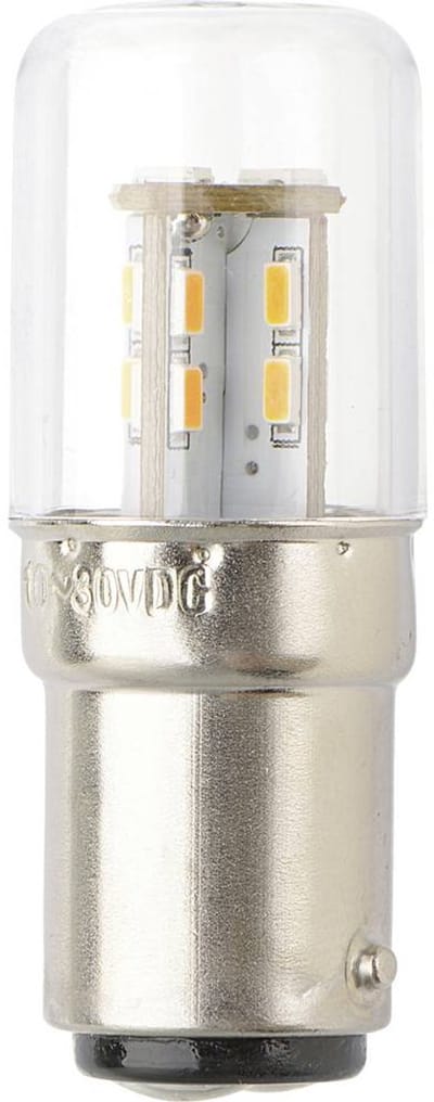 TRU COMPONENTS TC-13776164 LED-signaallamp Geel BA15d 12 V/DC, 24 V/DC 200 lm