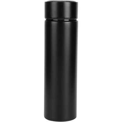 Tasse à vide 500 ml Simple Moderne Acier Inoxydable Isolation Bouteille d'eau pour Usage Domestique et ProfessionnelMat black