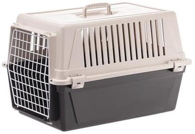 Transportbox voor kleine en middelgrote honden en katten tot 15 kg - Ventilatie, Handgreep, Veiligheidsdeur