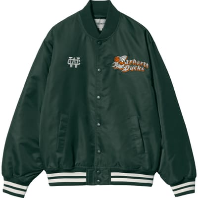Carhartt Wip Flaming Ducks Jas Groen