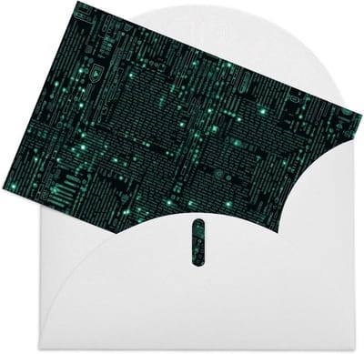 Wenskaarten Set - Notitiekaarten Enveloppen - Verjaardag Viering - Parelmoer Papier Glans - 15x10cm - Meerdere Kleuren