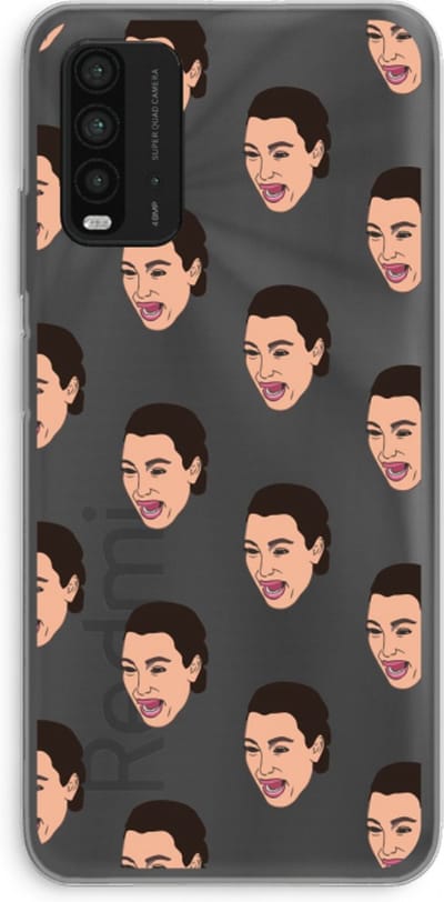 Case Company® - Hoesje geschikt voor Xiaomi Redmi 9T hoesje - Ugly Cry Call - Soft Cover Telefoonhoesje - Bescherming aan alle Kanten en Schermrand