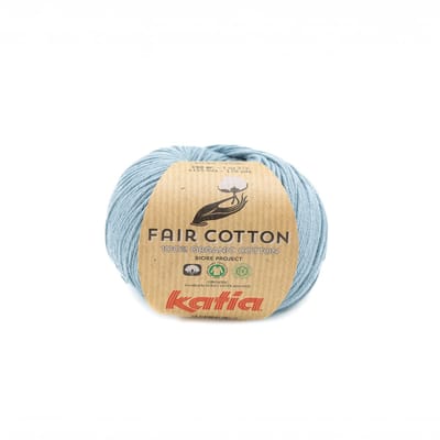 Katia Fair Cotton - 41 grijsblauw - Biologisch Katoengaren