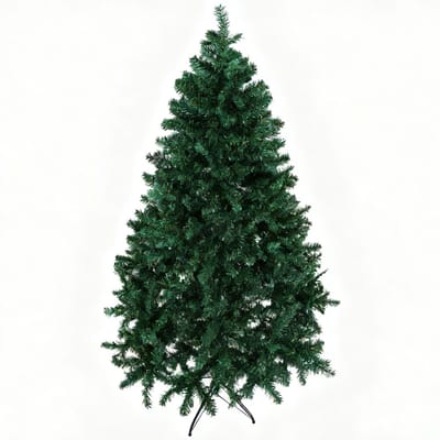 Een kunstnachtelijke kerstboom van 180 cm hoog, met 1000 weelderige takken en een stalen basis