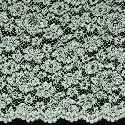 10 meter kant stof - Licht groen - 145cm breed