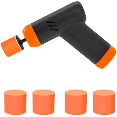 Auto Buffer Polijstmachine 2 Versnellingen Draadloze Auto Buffer Waxer Voor Auto Detailing Polijsten En Waxen met oranje