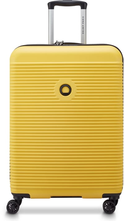 Delsey Freestyle Reiskoffer 66 cm uitbreidbaar met TSA slot en SECURITECH� rits � Yellow