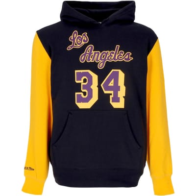 Mannen hoodie Nba Fashion Fleece Hoodie 2004 No 34 Shaquille O'neal Hardwood Classics Loslak Originele Team Kleuren