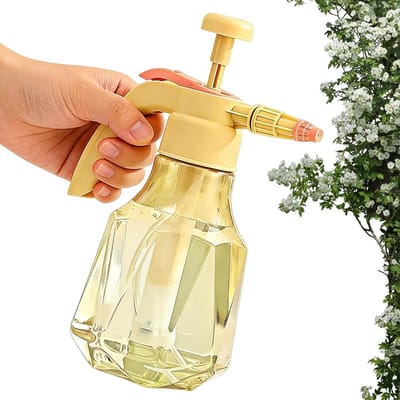 Handpompsproeier - Verstelbare Spuitbus - Planten Verzorgen - Lekvrij Ontwerp - 15 liter - Geel