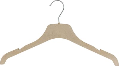 TopHangers [Set van 5] - Volledig duurzame kledinghanger gemaakt van natuurlijke vezels en biopolymeren | Met nickel kleurige haak | Geschikt voor alle bovenkleding | | 'Mawa C-Cycle Profi RE'
