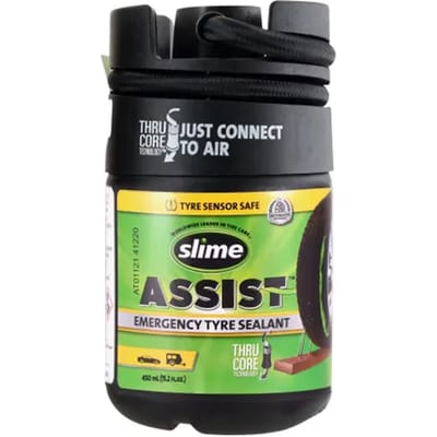 Slime Assist - Dicht direct een lekke band – Dicht tot 6 mm – Ook te gebruiken met Smart Repair Plus banden reparatieset - 450ml