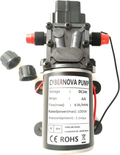 Intelligente 24V DC Waterpomp met Drukschakelaar Laag Geluidsniveau Zelfaanzuigend