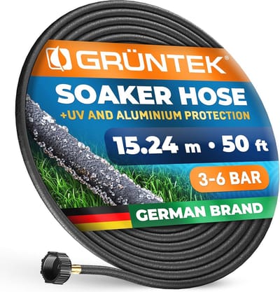 Druppelslang 15,24 m - Flexibele en Duurzame Irrigatieslang met UV- en Algenbescherming voor Tuinen