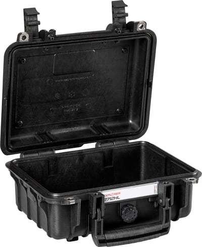 Explorer Cases Outdoor-koffer 2712HL.B E black empty (b x h x d) 28 x 20 x 12 cm Zwart 2712HL.B E