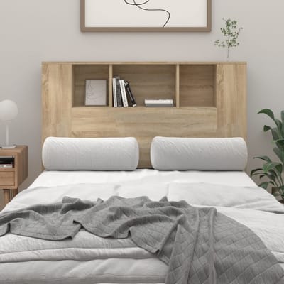 vidaXL - Hoofdbordkast - 120x18,5x102,5 - cm - sonoma - eikenkleurig