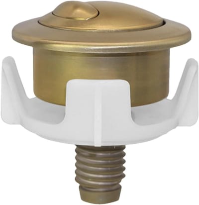 Spoelknop Toilet - Reserveonderdeel - Reparatie en Onderhoud - Dubbele Spoelmodus - 54 x 37 mm - Lichtblauw