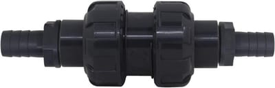 Terugslagklep Keerklep PVC met Slangaansluiting