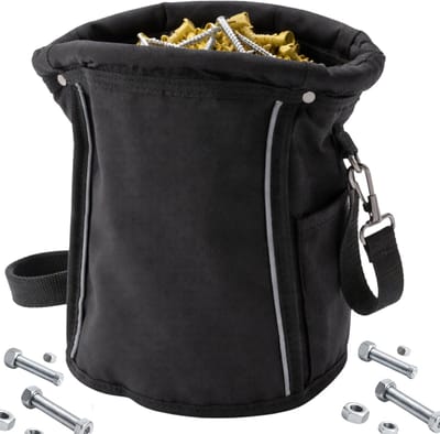 Lomera Gereedschapshouder voor Riem - Schroeven en Pluggen Houder - Schroevenhouder - Schroefhouder Riem - Hamerhouder voor Riem - Rolmaathouder Riem - Tapehouder Riem