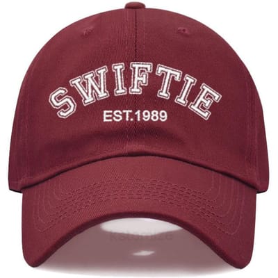 Swiftie 1989 Borduur Baseballpet Voor Mannen Vrouwen Unisex Gewassen Katoen Dad Hat Zon Hoed Cadeau Fans Buiten Sporten Dropshipping Adjustable brown