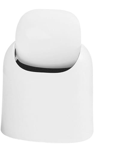 Mini prullenbak - Afvalbak deksel - Bureau organiseren - Verstelbare secties - 19.4 x 13.7 x 1 cm - Wit