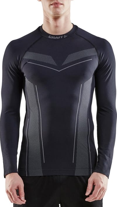 Craft Thermoshirt - Maat S  - Mannen - zwart/wit