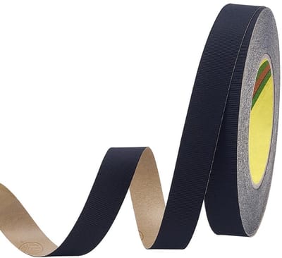 22.8m Zwart Zelfklevend Polyester Vilt - 2cm Stevige Zelfklevende Rip