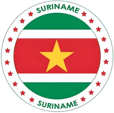 Bierviltjes Suriname - 25x stuks - landenthema - versiering - onderzetter