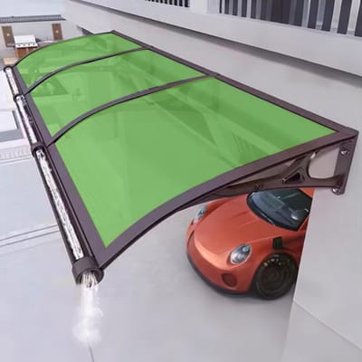 Balkon Luifel - Deurhoes - Buiten Beschermen - Weerbestendig Polycarbonaat - 60 x 210 cm - Transparant