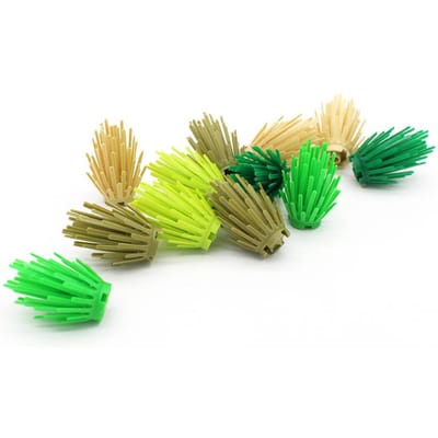 10/20pcs Briques Moc 6064 Plante Buisson Piquant 2x2x4 Enlighten Vue de Rue de Ville Blocs de Construction pour BRICOLAGE Jouets pour Enfants