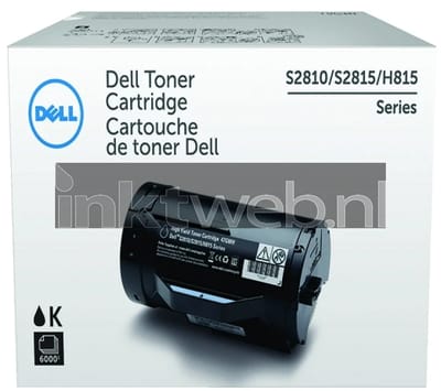 Dell 593-BBMH (D9GY0) toner cartridge zwart hoge capaciteit (origineel)