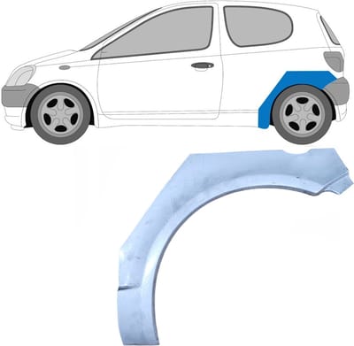 Reparatiepaneel achterspatbord voor Toyota Yaris 1999-2005 / Links