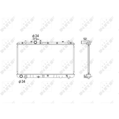 Radiator, motorkoeling NRF 53581