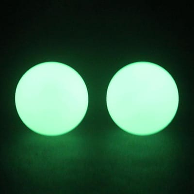 Hockeyschijven Set - Sportballen Dodballs - Nachtelijke Oefeningen - Geïntegreerde LED-verlichting - 8x8x5 cm - Groen