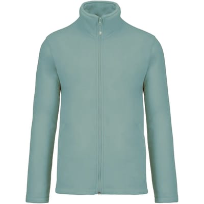 Kariban Microfleece met rits heren K911 - Sage - XL