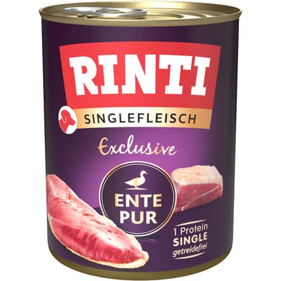 Rinti - Enkelvoudig vlees 6x800g - Pure eend