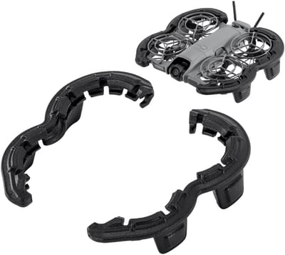 Allecto - Propeller Guard - Beschermende Bumper Ringen - Veiligheidsaccessoire voor Drones - Geschikt voor DJI NEO 2 - Voorkom Beschadigingen - Per...