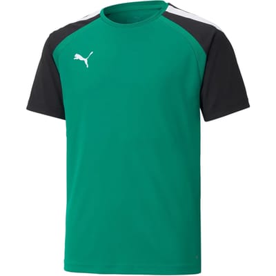 Puma Teampacer Shirt Korte Mouw Kinderen - Groen / Zwart | Maat: 140