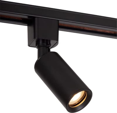 Lucide TRACK RITMO Railspot - 1-fase Railsysteem / Railverlichting - 1xGU10-MR11 - Zwart (Uitbreiding)